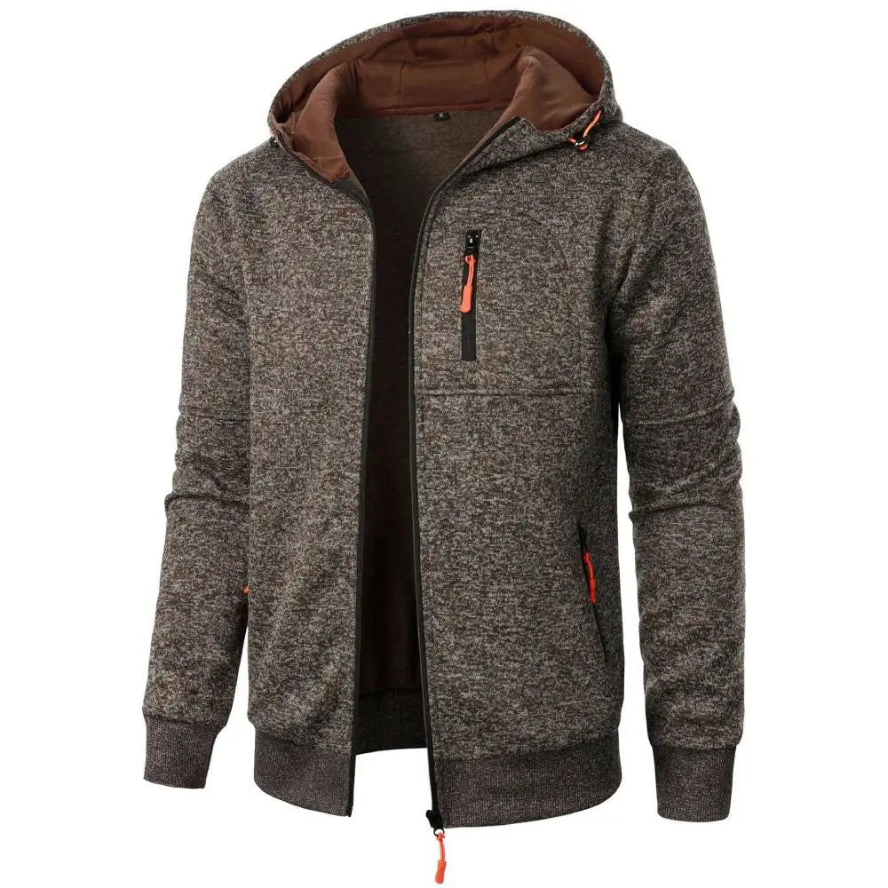 Simple Comfortable EVERLAST Sweatshirts Mens Hoodies Jacket Hooded Coat GYM Sportswear Trendy Windproof Fleece Tracksuit Outwear