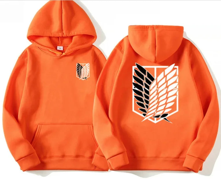 Japan Attack on Titan Men's Hoodie Anime Hoodies Men Women Streetwear Pullover Harajuku Shingeki no Kyojin Hoodies Sweatshirt