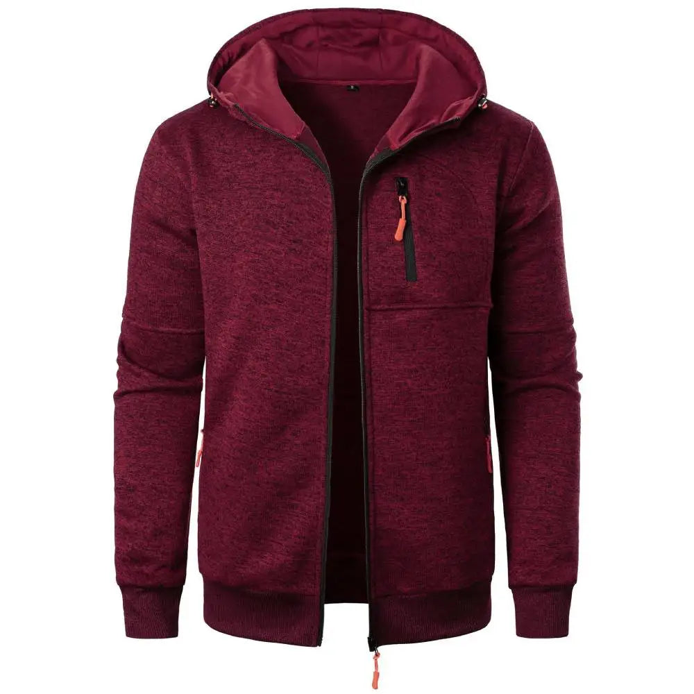 Simple Comfortable EVERLAST Sweatshirts Mens Hoodies Jacket Hooded Coat GYM Sportswear Trendy Windproof Fleece Tracksuit Outwear