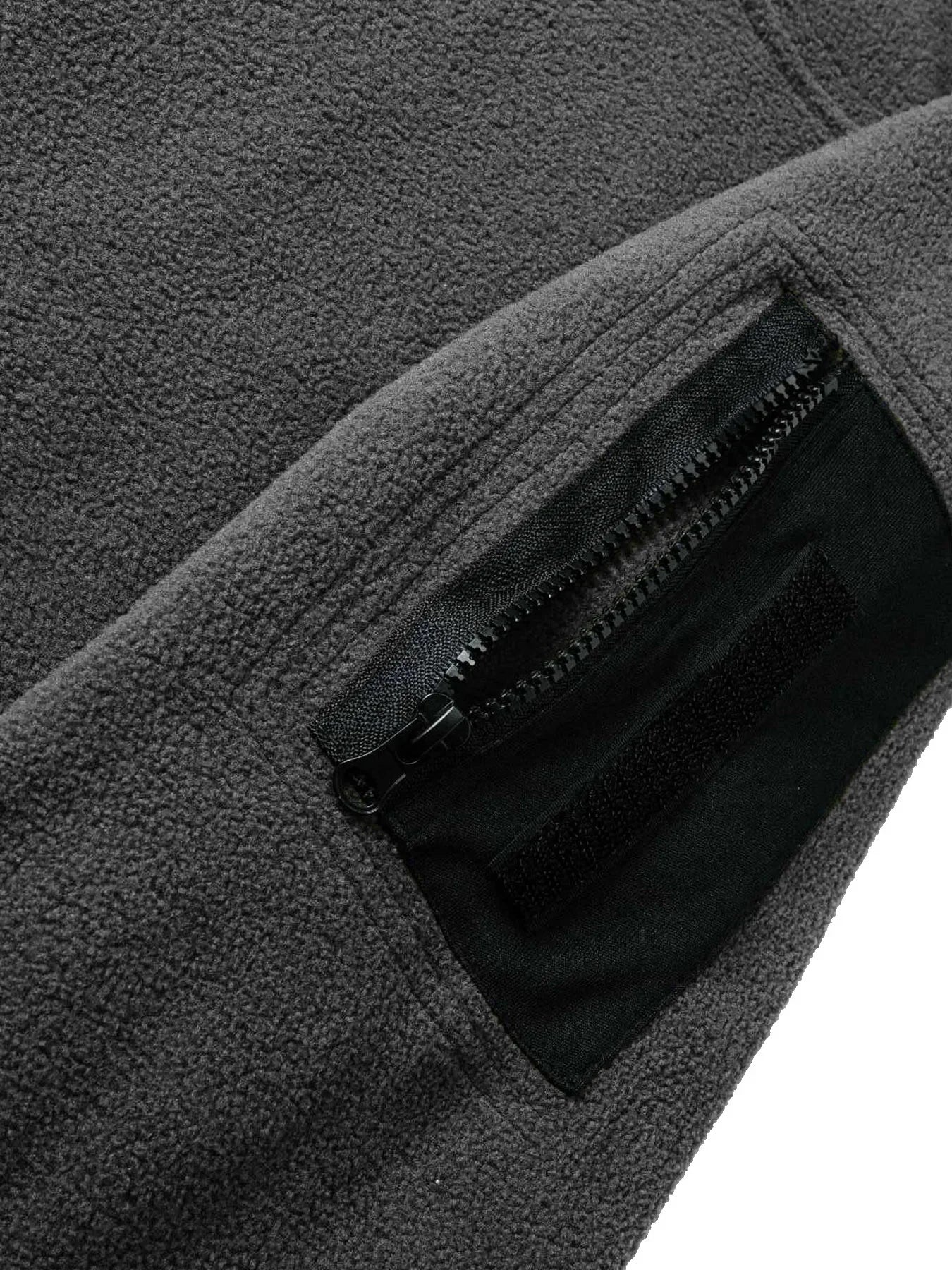 Men's Tactical Hoodies Fleece Windproof Side Zipper Jacket Sweatshirt Spring Autumn Standing Collar Casual Pullover Outdoor Tops