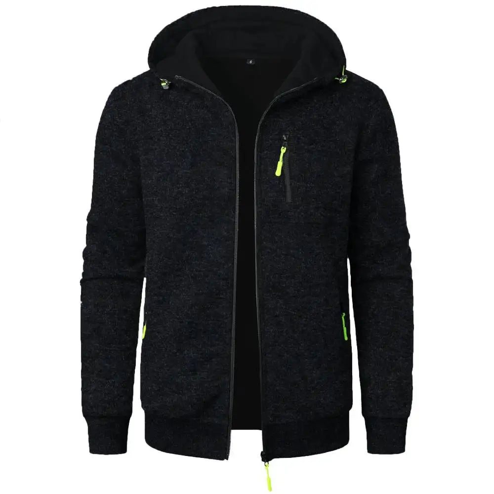 Simple Comfortable EVERLAST Sweatshirts Mens Hoodies Jacket Hooded Coat GYM Sportswear Trendy Windproof Fleece Tracksuit Outwear
