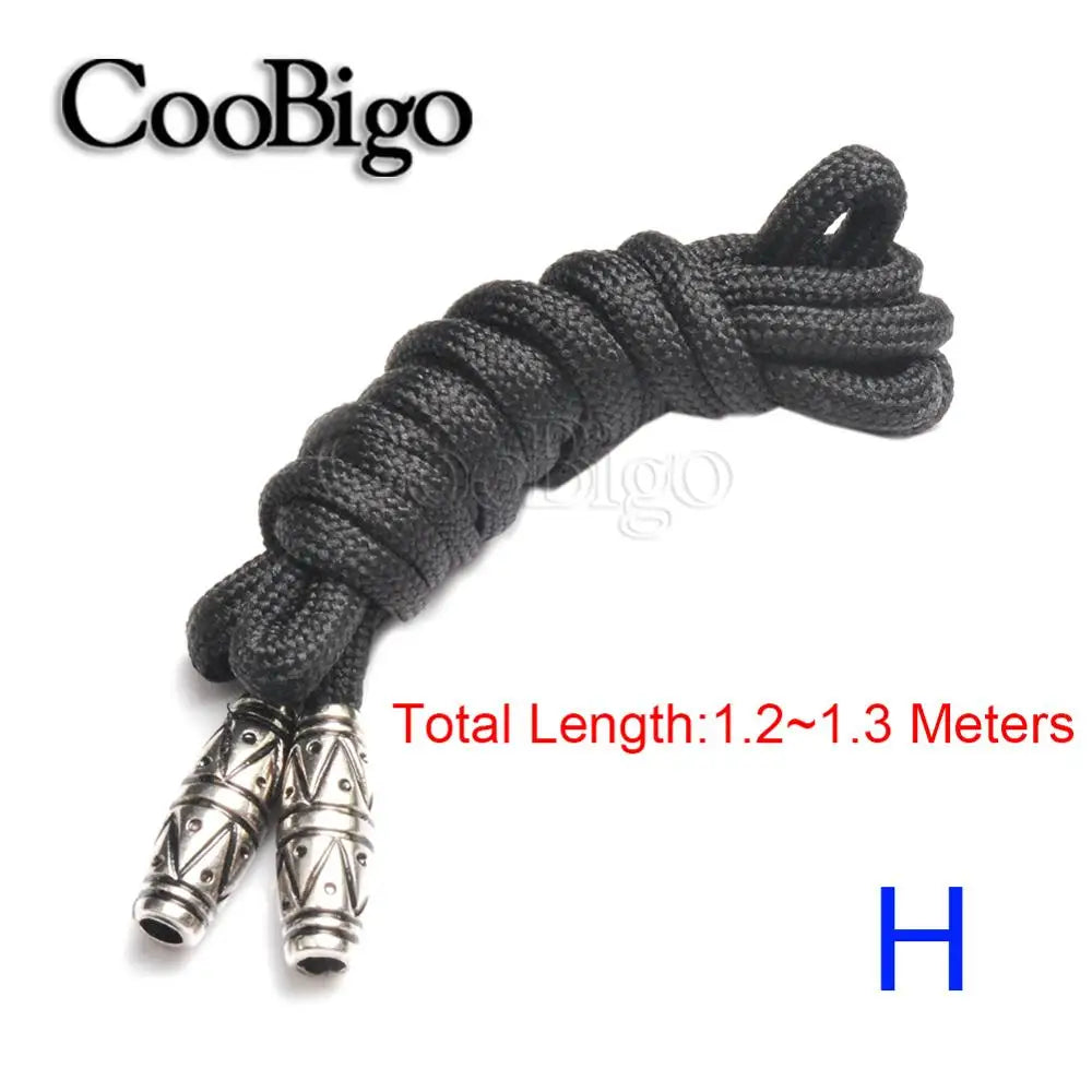 1pc Metal Head Cotton Rope Hoodies Drawstring Cord String Sweatpants Belt Shoelace Sports Pants Coat Clothes Accessory Durable