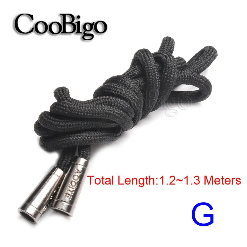 1pc Metal Head Cotton Rope Hoodies Drawstring Cord String Sweatpants Belt Shoelace Sports Pants Coat Clothes Accessory Durable