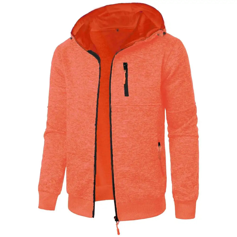 Simple Comfortable EVERLAST Sweatshirts Mens Hoodies Jacket Hooded Coat GYM Sportswear Trendy Windproof Fleece Tracksuit Outwear
