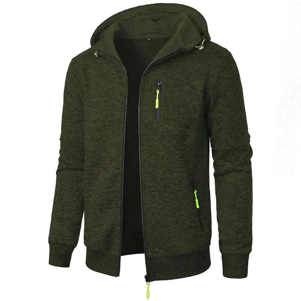 Simple Comfortable EVERLAST Sweatshirts Mens Hoodies Jacket Hooded Coat GYM Sportswear Trendy Windproof Fleece Tracksuit Outwear