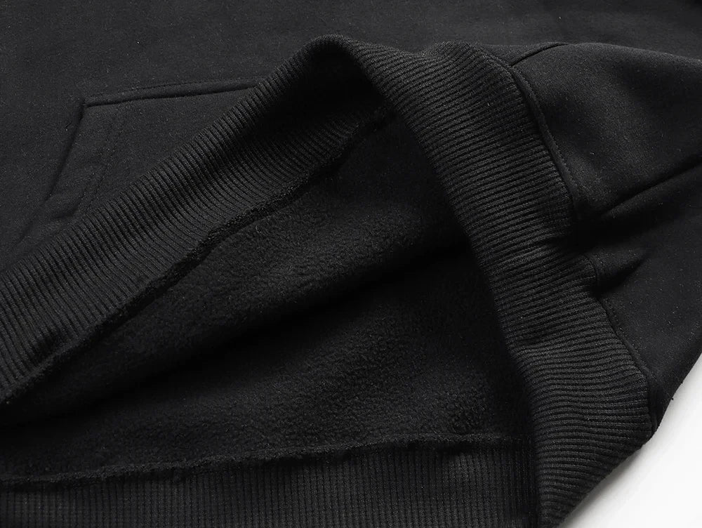 Y2k Tracksuit Male Coats Sweatshirt Böhse Onkelz Für Echte Fans Men's Hoodies Fleece Warm Autumn Winter Thick Pullover Oversized