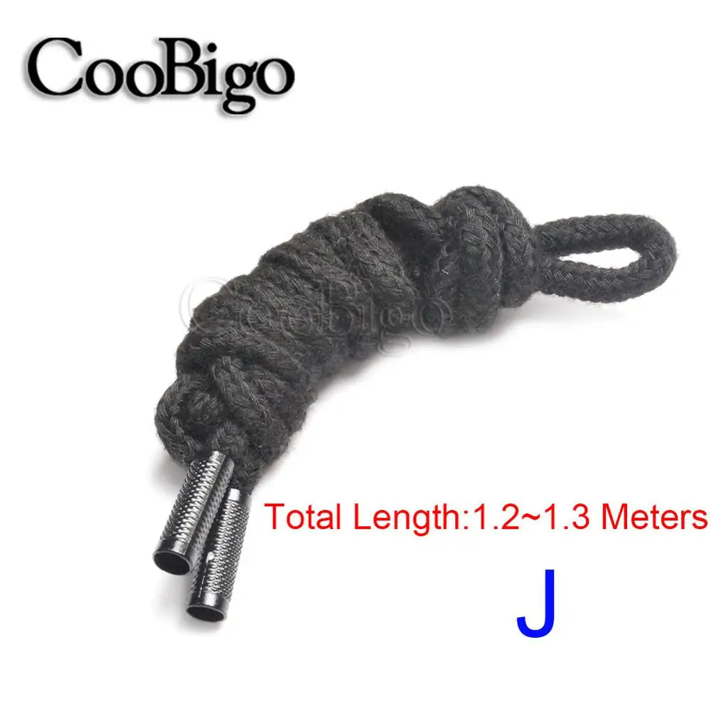 1pc Metal Head Cotton Rope Hoodies Drawstring Cord String Sweatpants Belt Shoelace Sports Pants Coat Clothes Accessory Durable