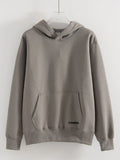 Streamgirl Fleece Hoodies Women Winter Warm Oversized Warm Sweatshirts Boyfriend Hoodies Simple Green Hooded Sweatshirt Couples