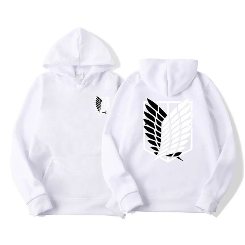 Japan Attack on Titan Men's Hoodie Anime Hoodies Men Women Streetwear Pullover Harajuku Shingeki no Kyojin Hoodies Sweatshirt